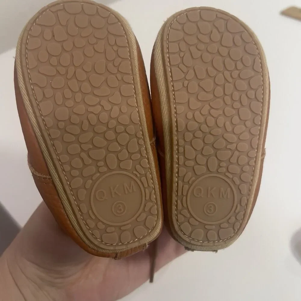 Boys/Girls  Brown Dress Shoes Size 3 Toddler Infant